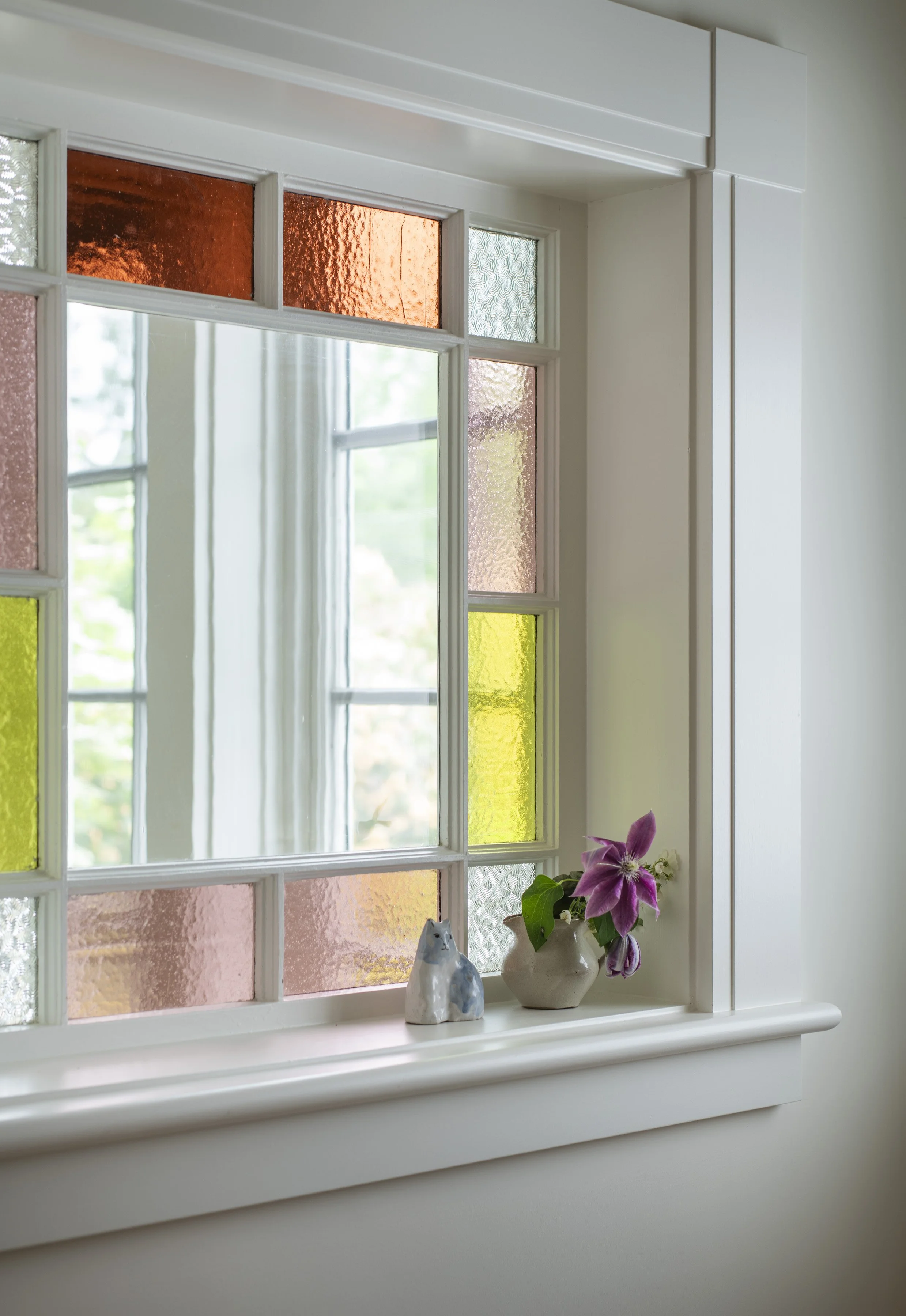 Repurposed Stain Glass Window