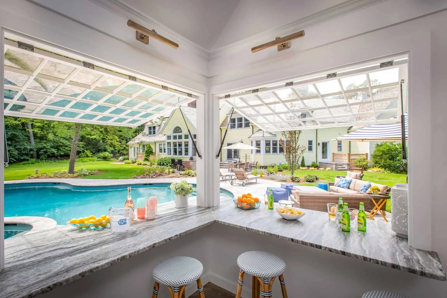 BOXFORD YELLOW POOLHOUSE