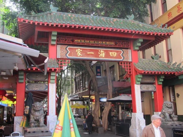 Chinatown Gate in Haymarket Sydney