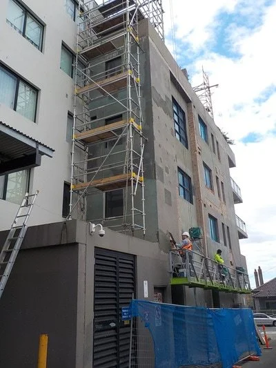 Scaffolding on Marrickvillle Facade