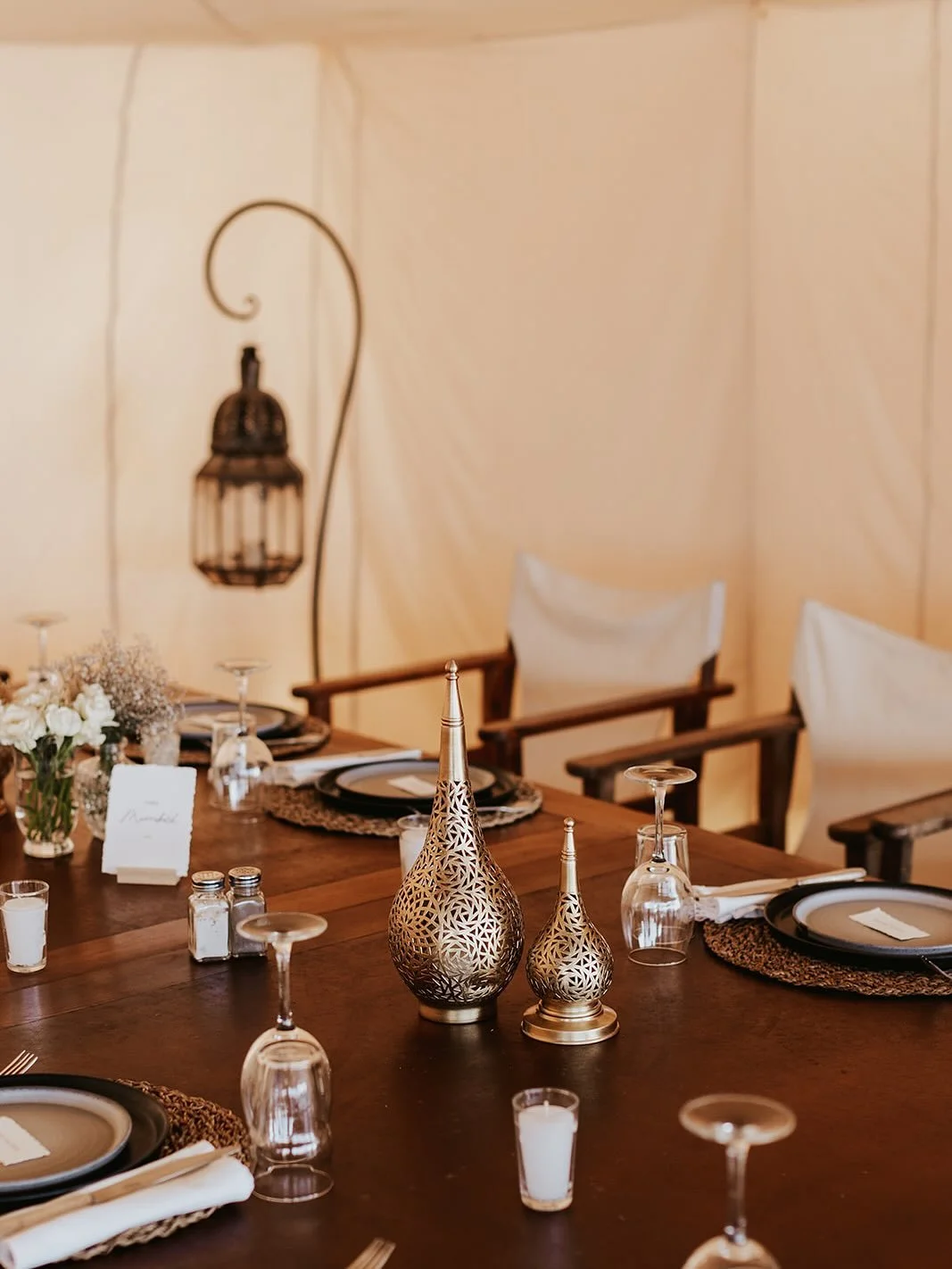 Our Rehearsal Dinner in Morocco 🤍 where every detail was chosen with intention. 

From the first time I stepped foot in the Agafay Desert, I knew I would get married there. And I didn&rsquo;t even know my husband yet! But I knew I would find him, to