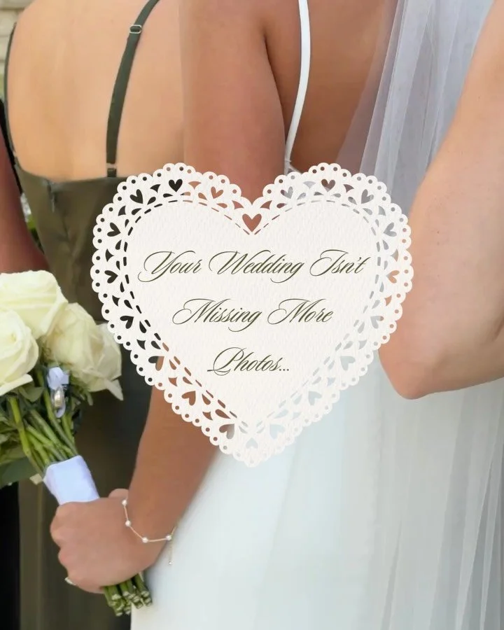 Your wedding isn&rsquo;t missing more photos, it&rsquo;s missing everything that happens between them.

Wedding content creation is about documenting your day with all of the in-betweens in mind.

All of the moments you want to feel all over again an