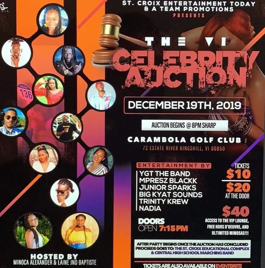  First ever VI Celebrity Auction