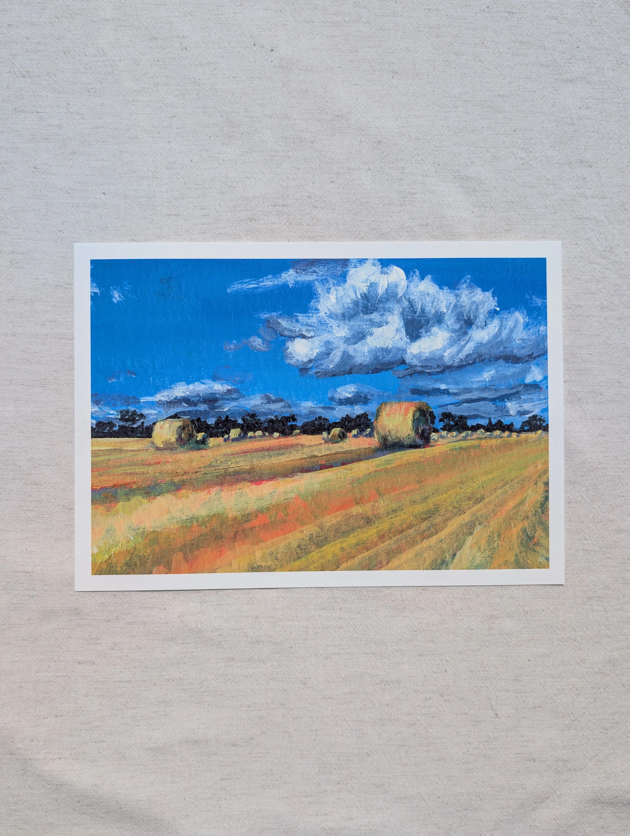 Haybales in Buxton