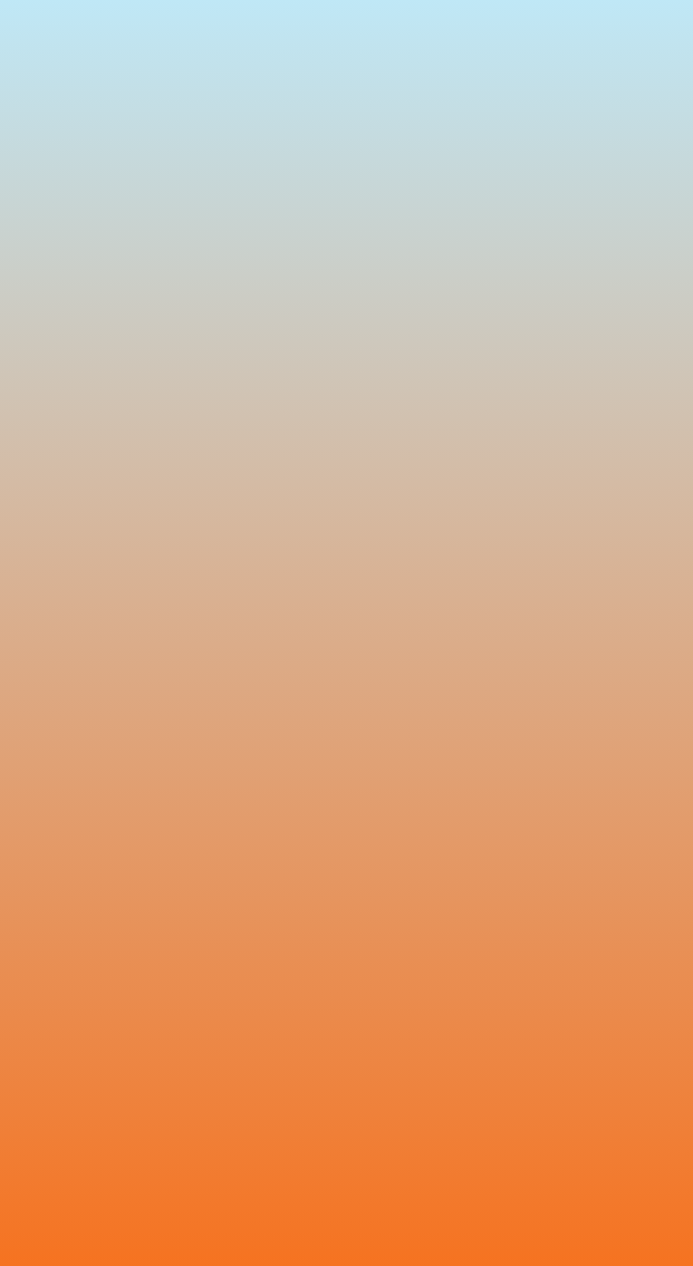 A sky with gradient from light blue to beige, and a horizon with an orange-tinted land or water body.