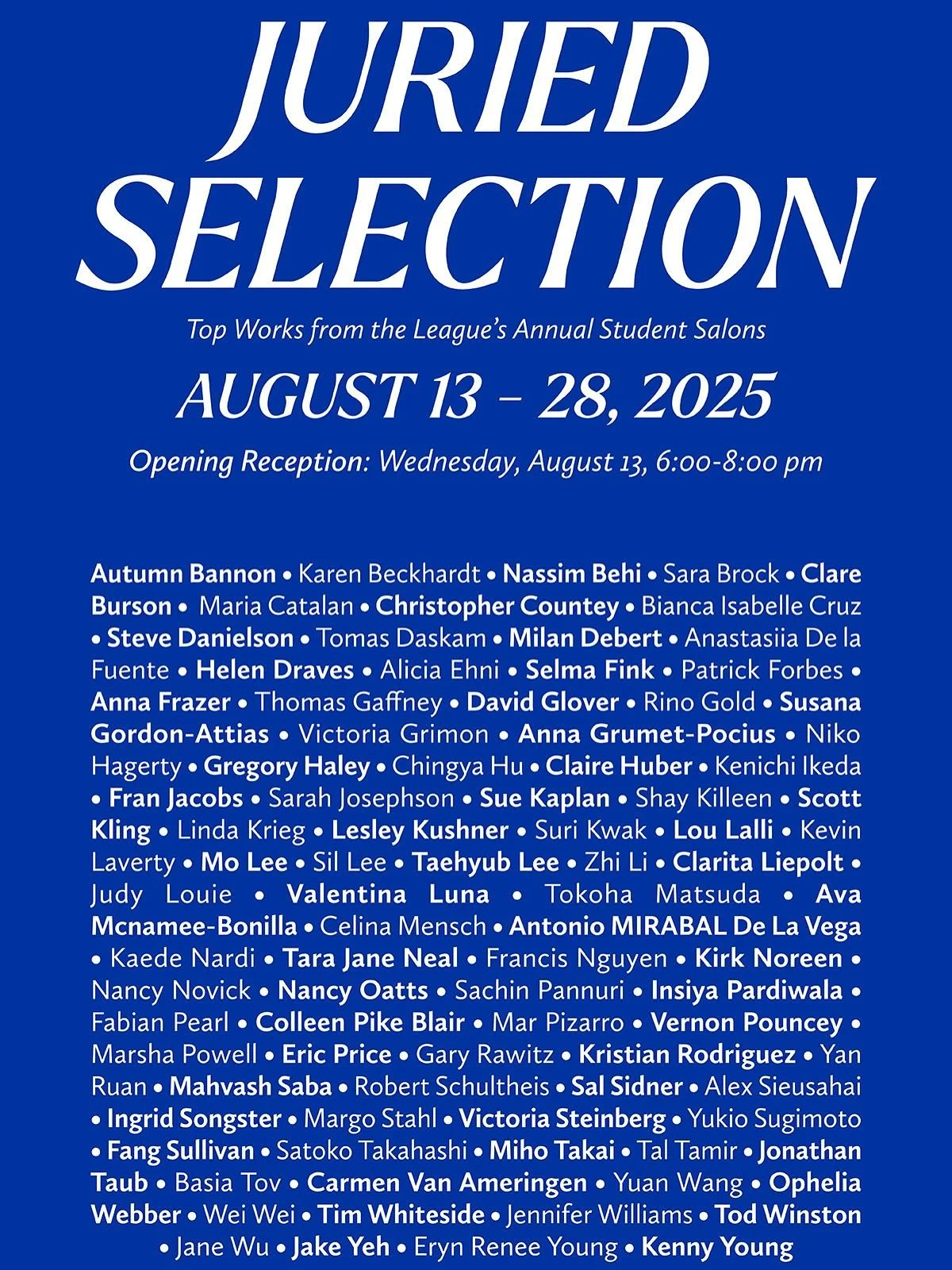 My first big NYC Art Show - is this Wednesday in the Bowery! There will be 🍷 and some great art to view (and purchase if you are so inclined). See U There Exhibition Dates: August 13 - 28, 2025
Opening Reception: Wednesday, August 13, 2025, 6:00-8:0