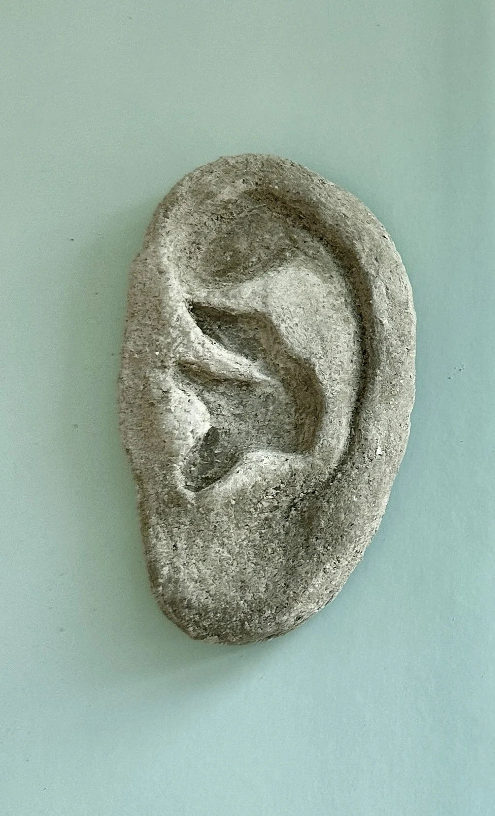 Concrete Ear Study 1, 2025, 5"x3" x 1"