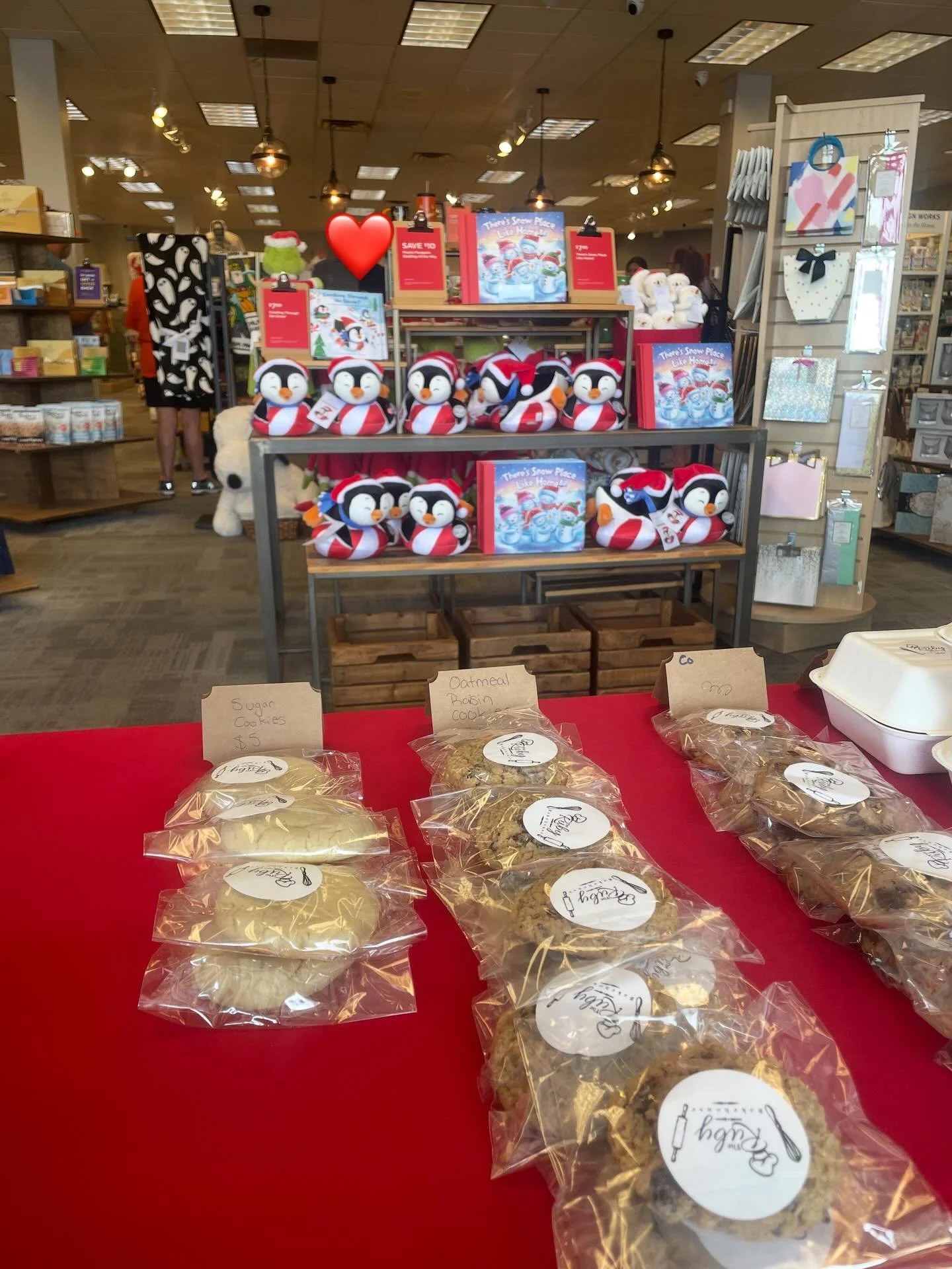 We are at the hallmark in Pasadena MD selling baked goods from 10am-2pm today for their keepsake ornament premiere! @hallmarkkeepsakeornaments #baking #hallmark #ornatments #christmasinjuly #cookies #brownies #homebaker #bakery