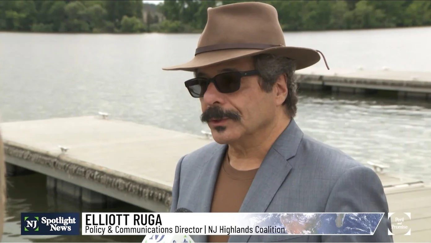 Elliott Ruga Boonton giving an interview for NJ Spotlight News