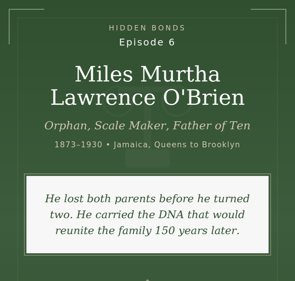 Hidden Bonds: Orphan, Scale Maker, and Father of Ten