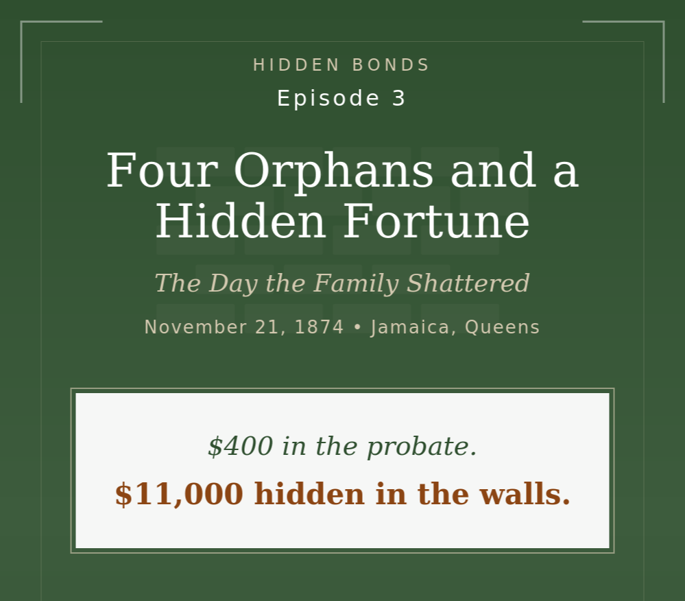Hidden Bonds: Four Orphans and a Hidden Fortune