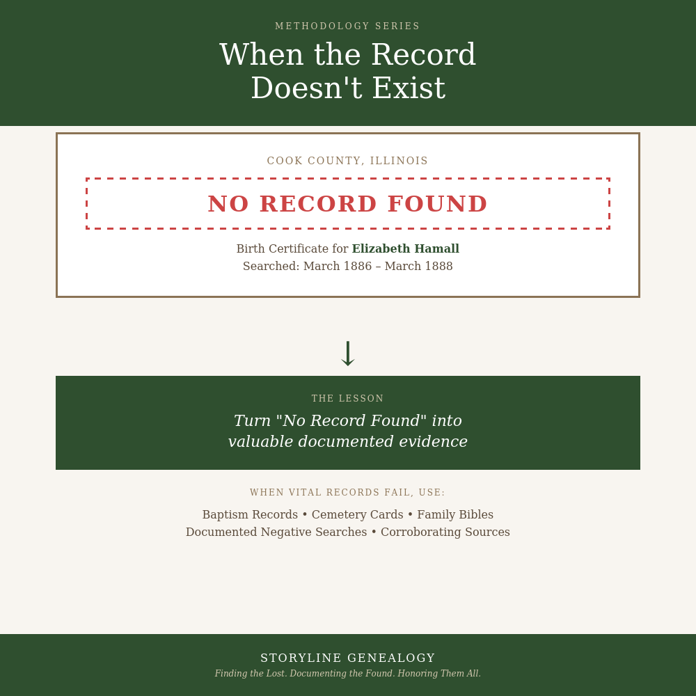 When the Record Doesn’t Exist: A Lesson in Documenting Negative Evidence