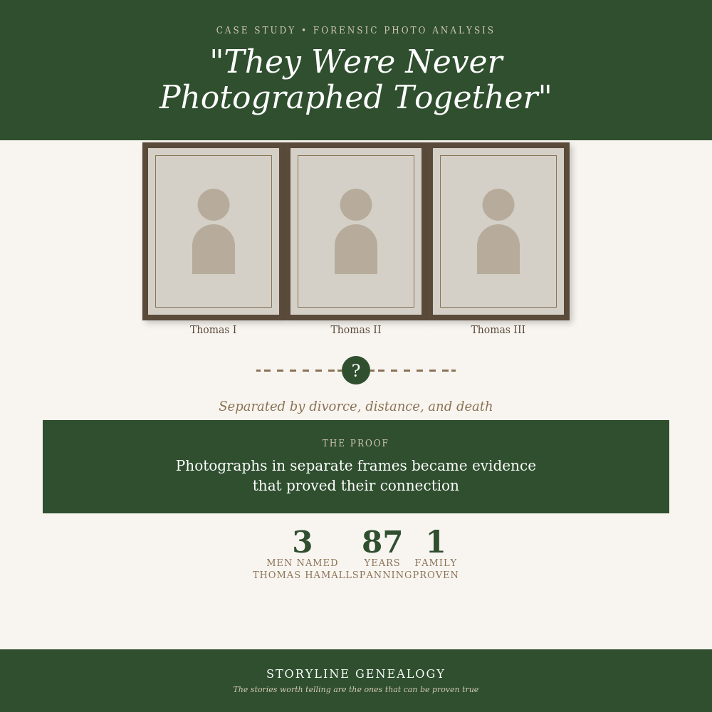 They Were Never Photographed Together