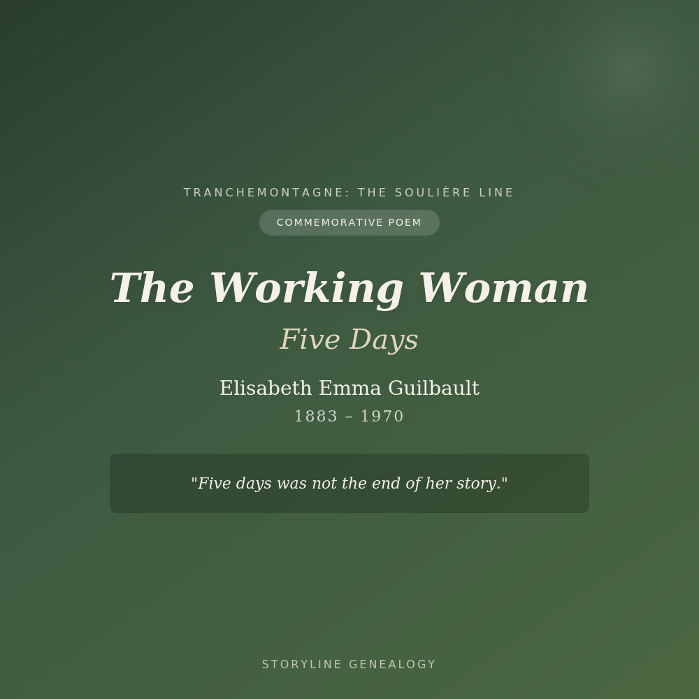 Commemorative Poem: The Working Woman