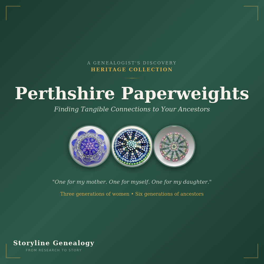 Perthshire Paperweights: A Genealogists Discovery
