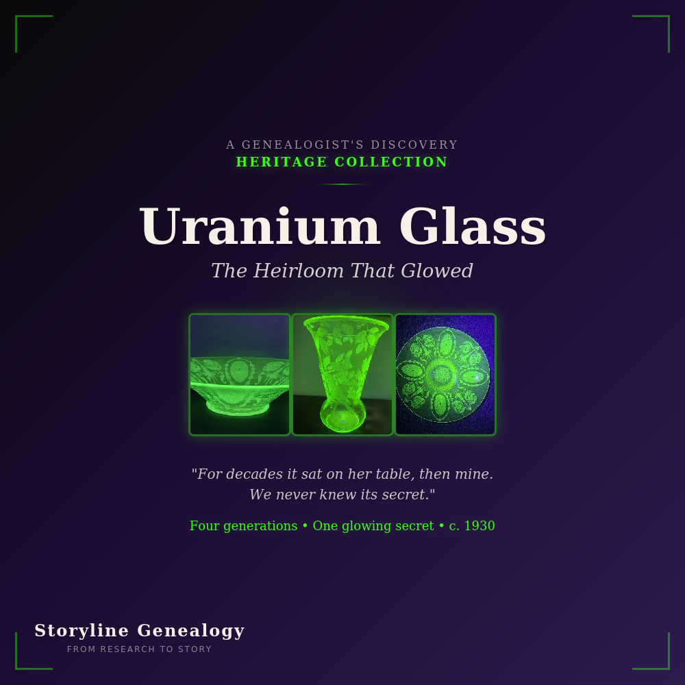 Uranium Glass: The Heirloom That Glowed