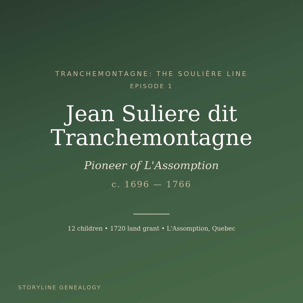 Tranchemontagne: Jean Suliere dit Tranchemontagne