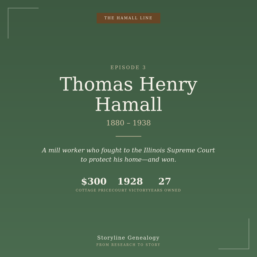 The Hamall Line: Thomas Henry Hamall