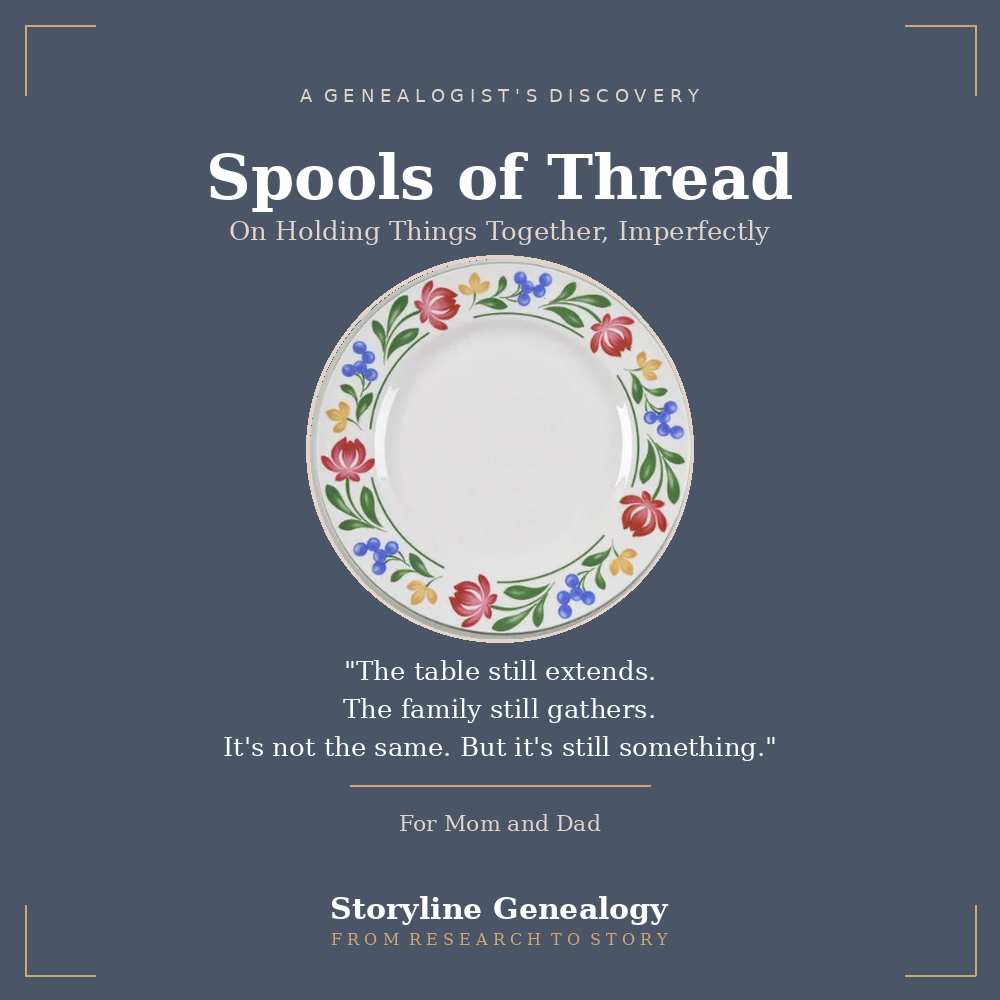Spools of Thread: On Holding Things Together, Imperfectly