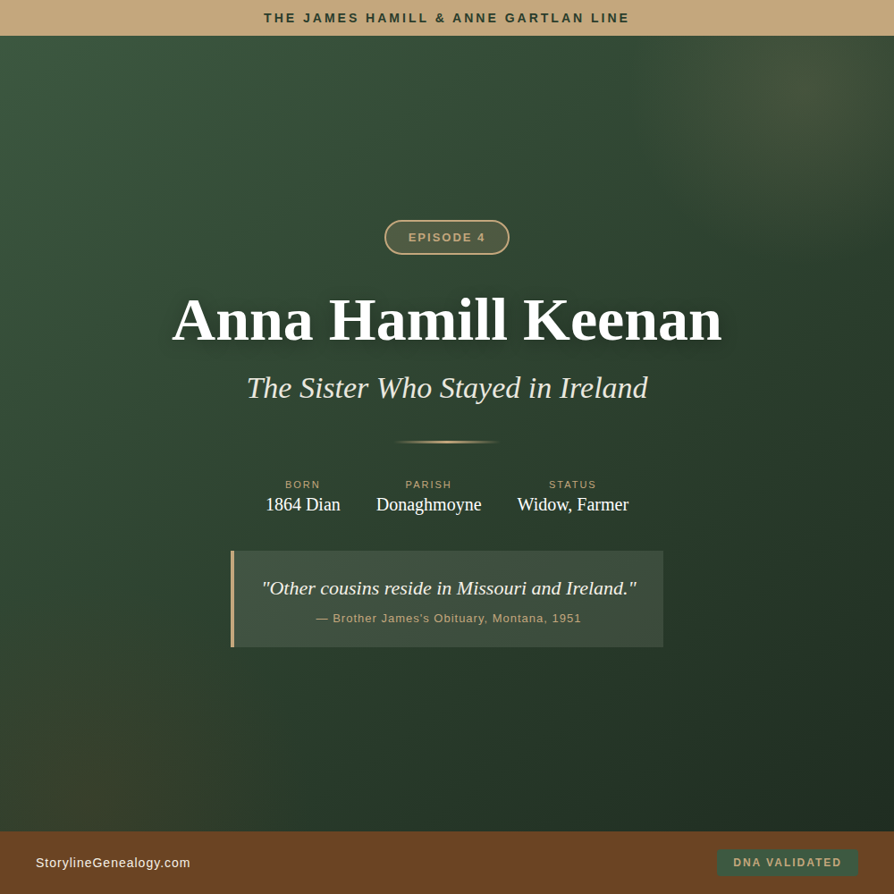Anna Hamill Keenan: The Sister Who Stayed in Ireland