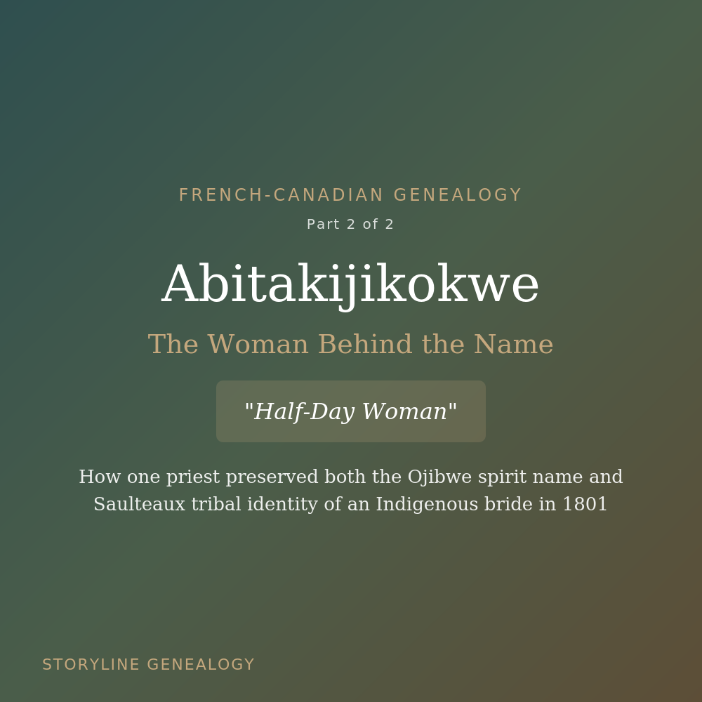 Abitakijikokwe: The Woman Behind the Name