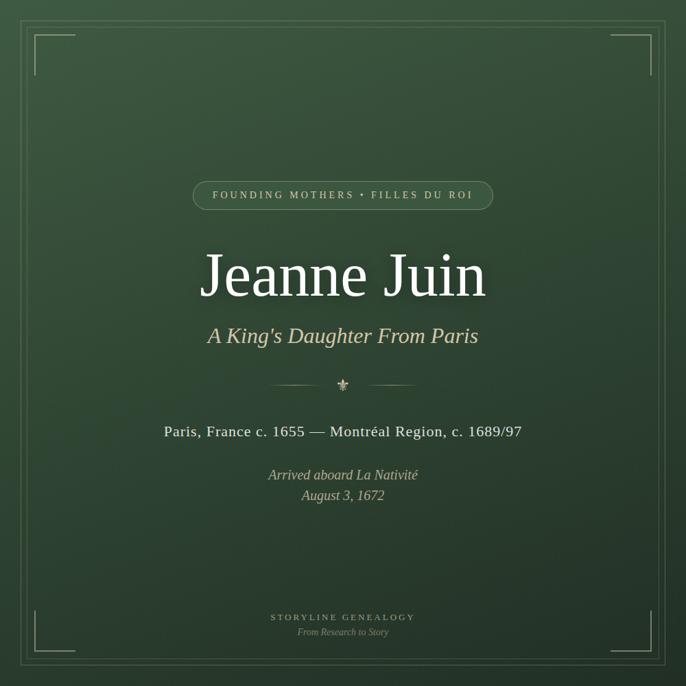 Jeanne Juin: A King’s Daughter From Paris