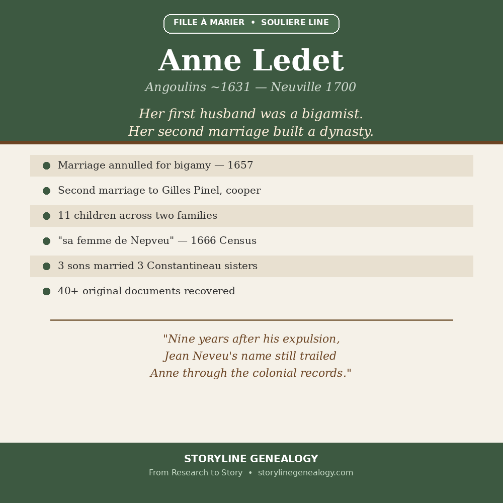 Anne Ledet: A Life Shaped by Scandal and Survival