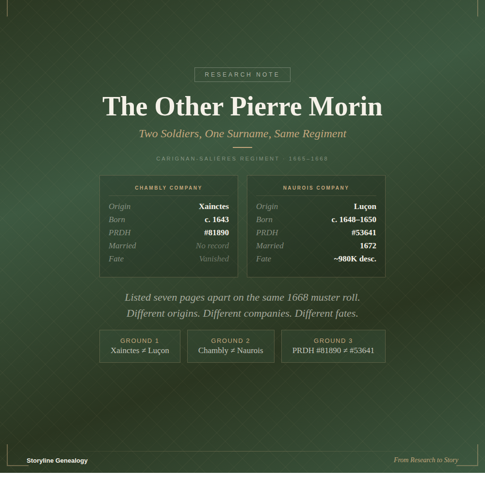 The Other Pierre Morin: Disambiguation