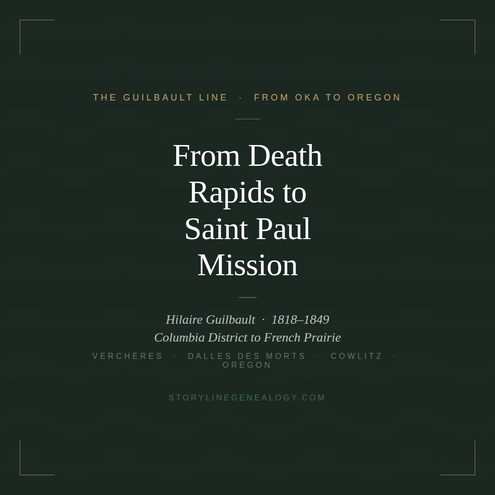 From Death Rapids to Saint Paul Mission: Hilaire Guilbault