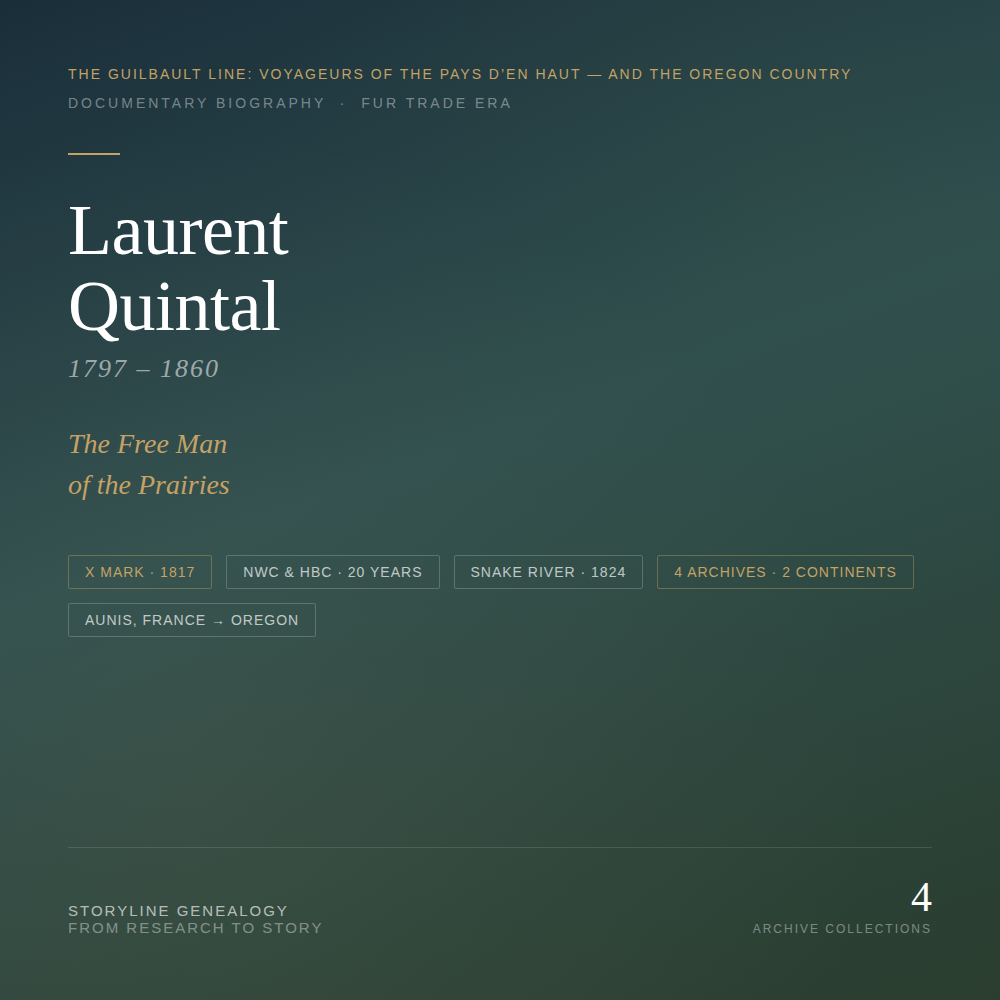 Laurent Quintal: The Free Man of the Prairies