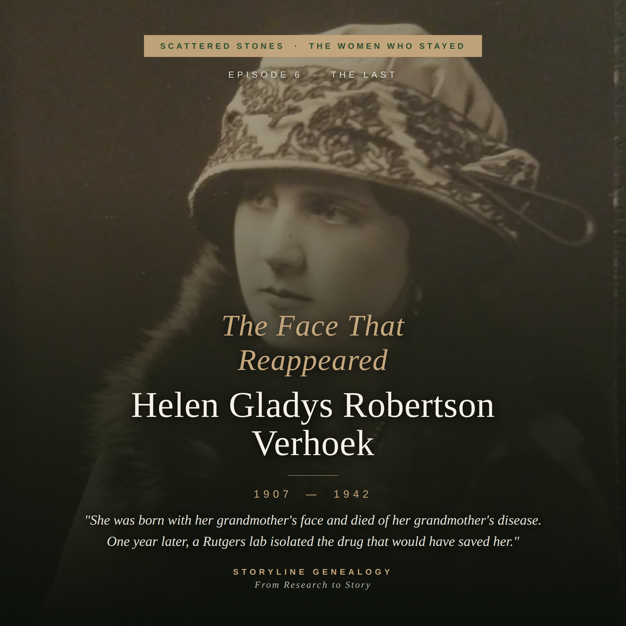 Helen Gladys Robertson Verhoek: The Last TB Death