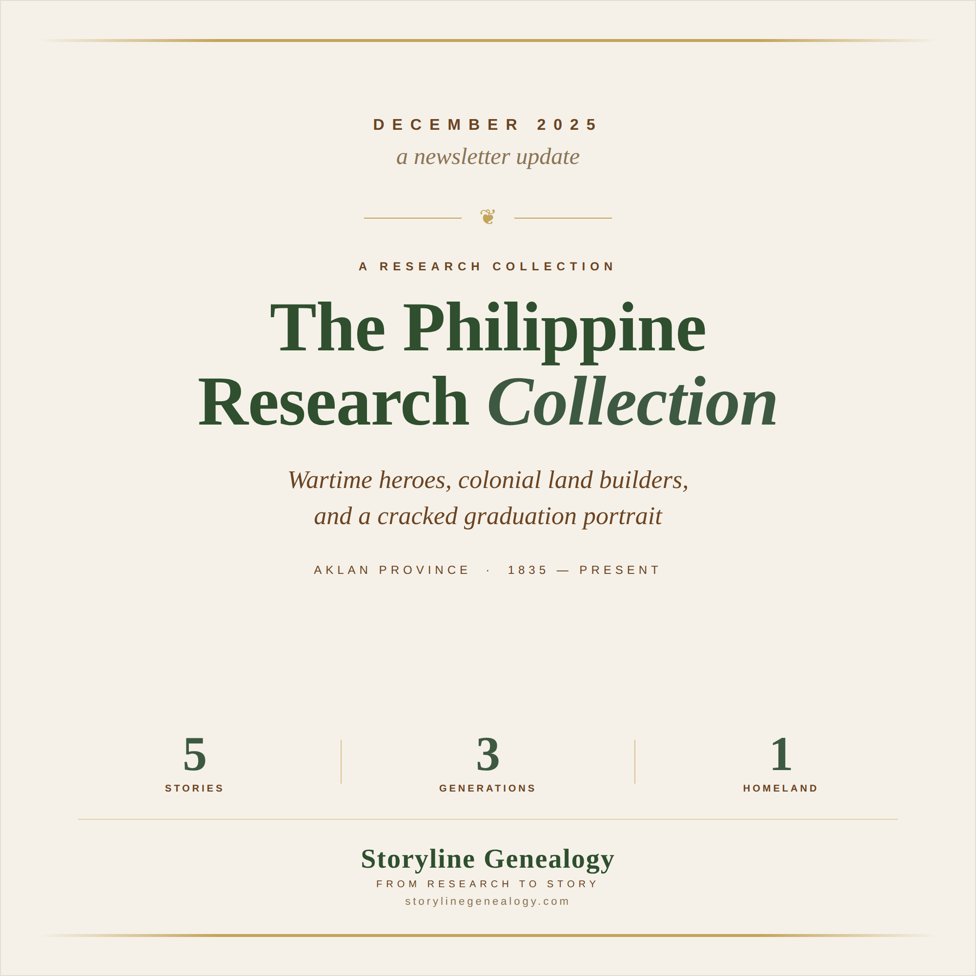 Newsletter : The Philippine Research Collection
