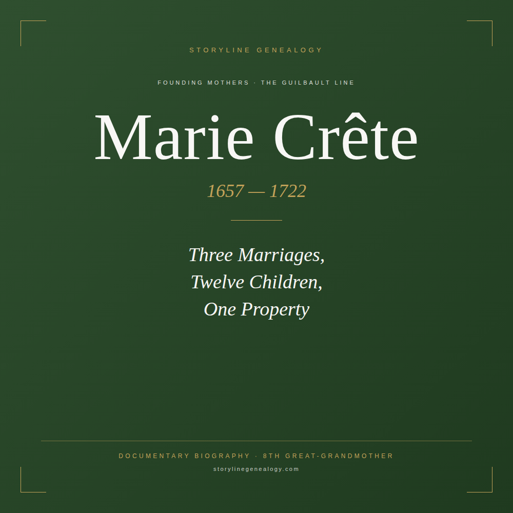 Marie Crête: The Daughter Who Carried the Line