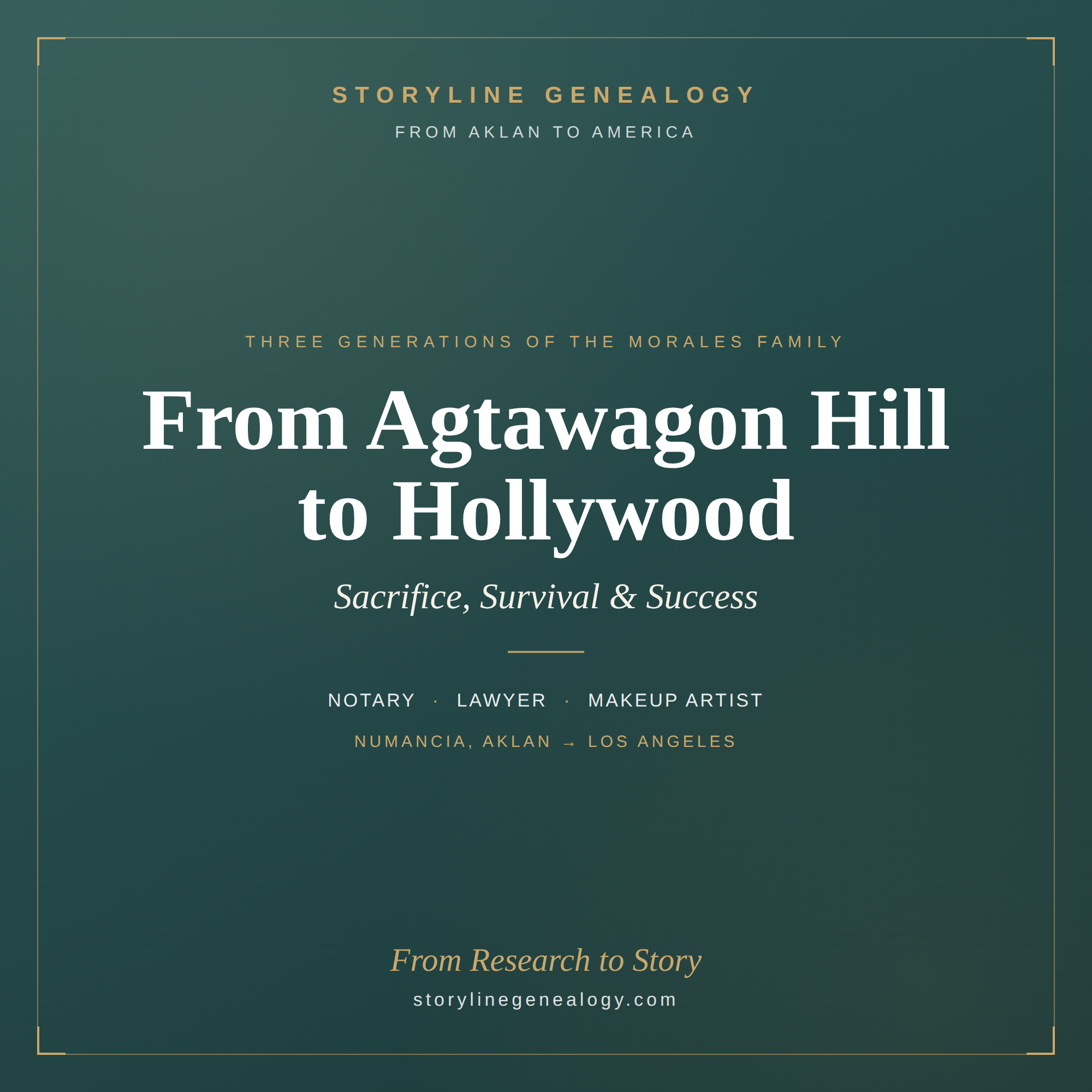 From Agtawagon Hill to Hollywood: Three Generations of the Morales Family
