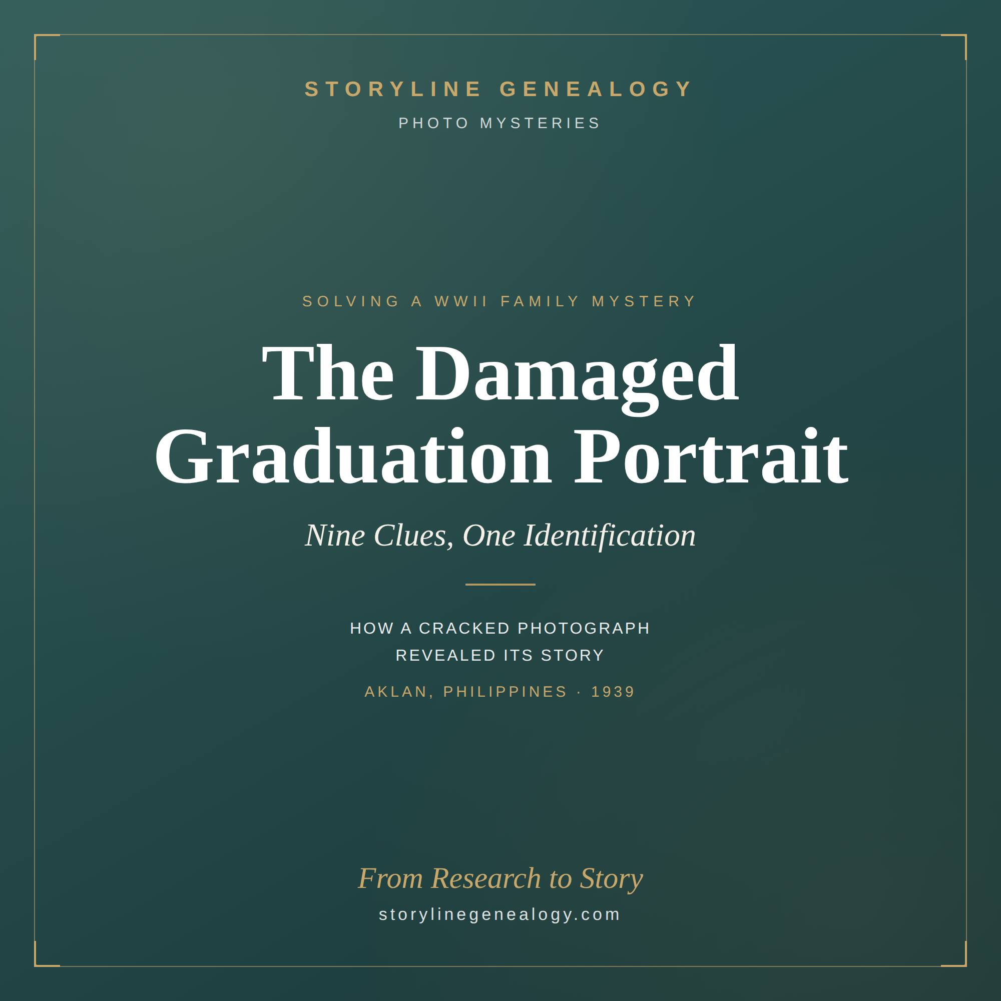 The Damaged Graduation Portrait
