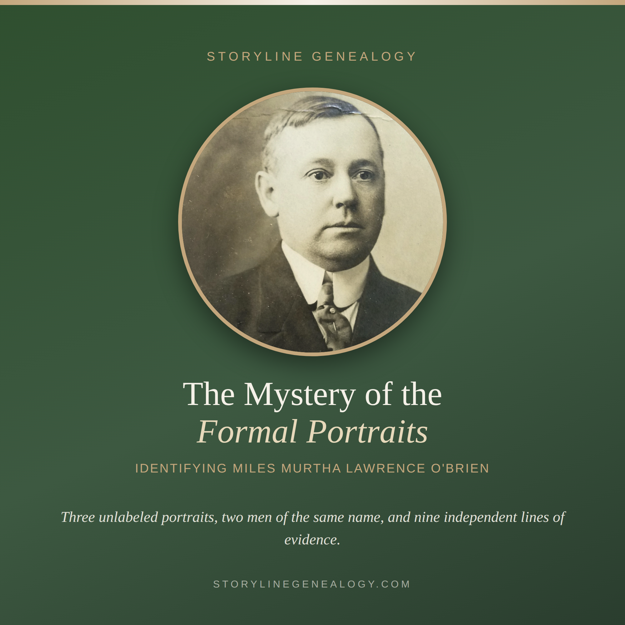 The Mystery of the Formal Portraits