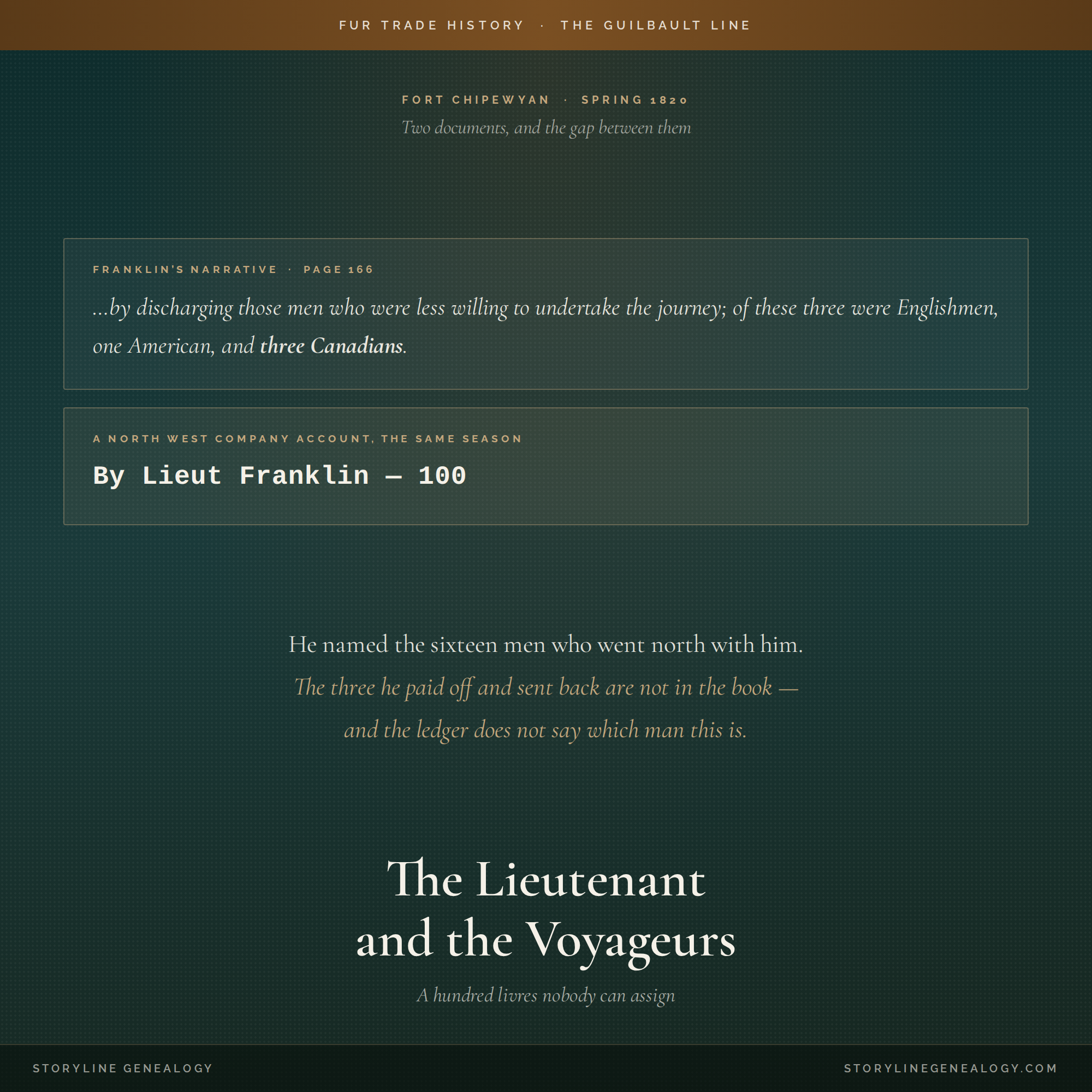 The Lieutenant and the Voyageurs