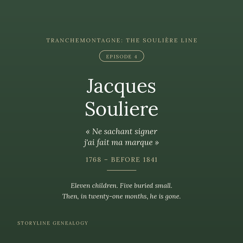 Jacques Souliere 1768 – before 1841