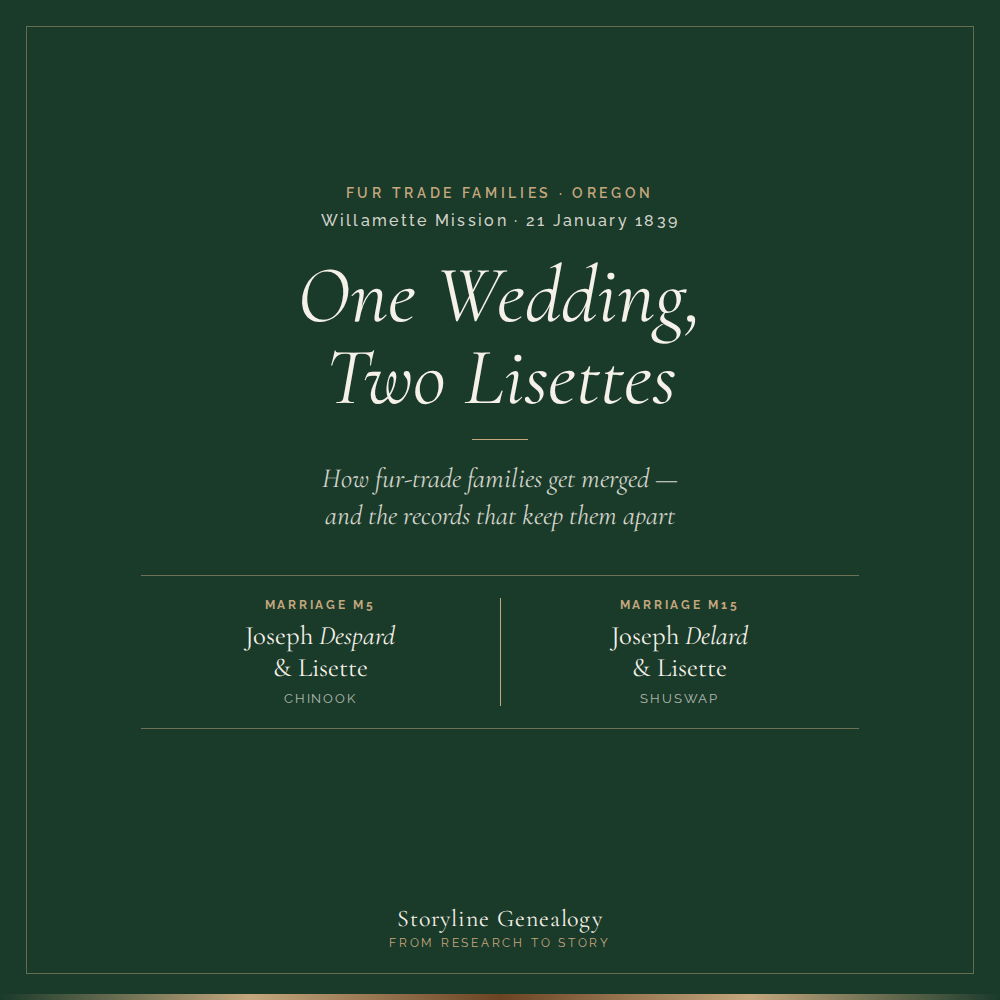 One Wedding, Two Lisettes