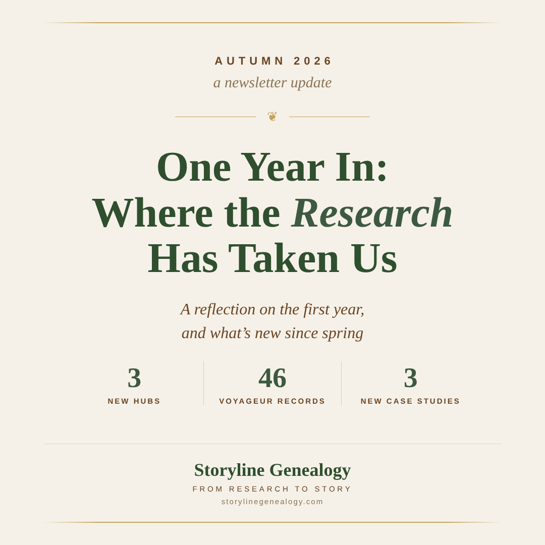 Newsletter: Autumn 2026 