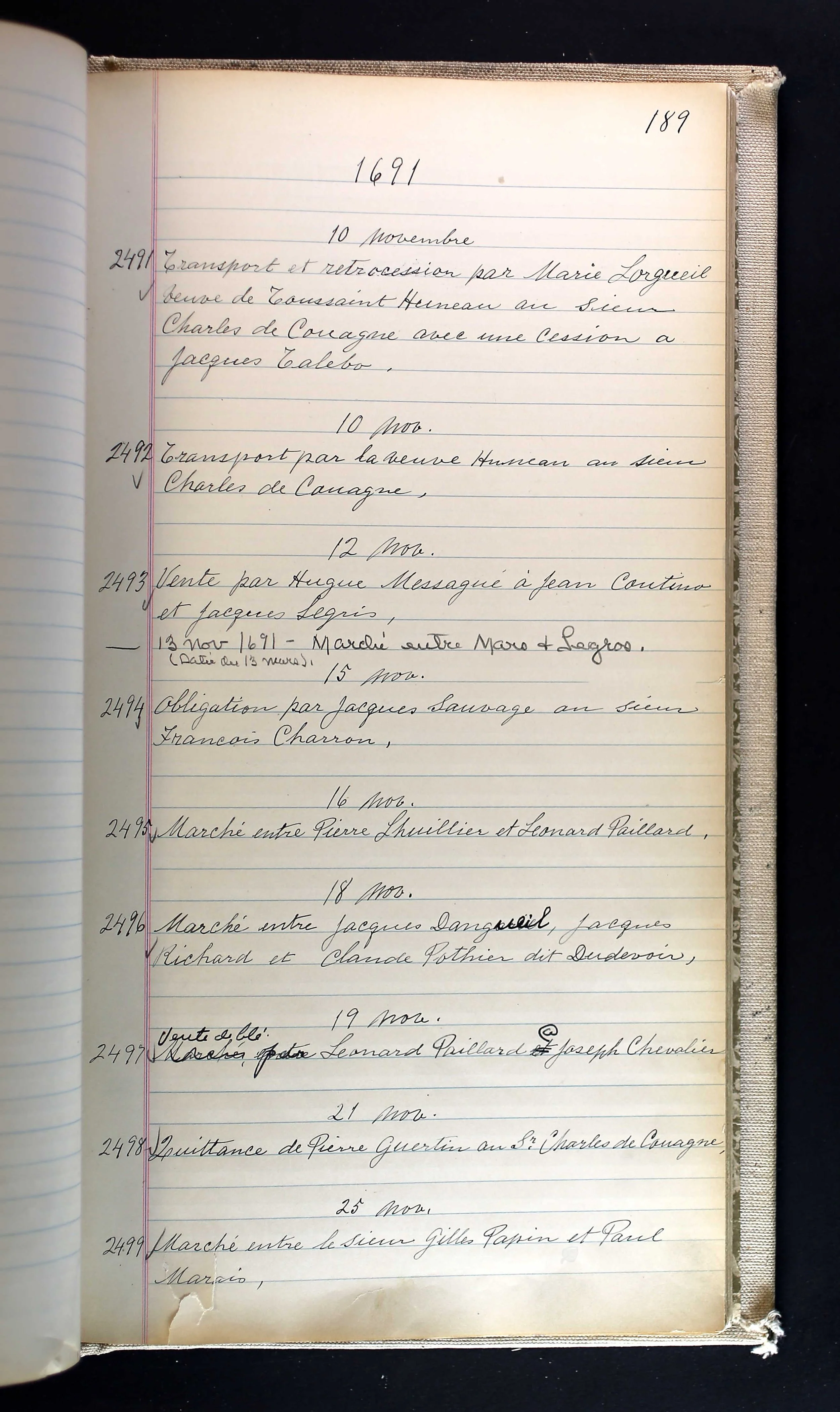 1691 Widow's Settlement