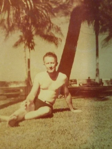 Thomas Eugene at Miami beach, July 1948