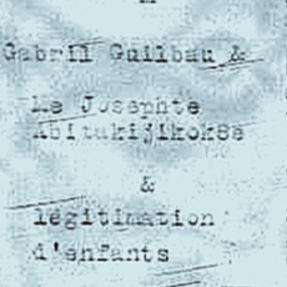 1801 Marriage Record (detail/close-up)
Detail showing the Ojibwe name "Abitakijkok8e" written by the priest
