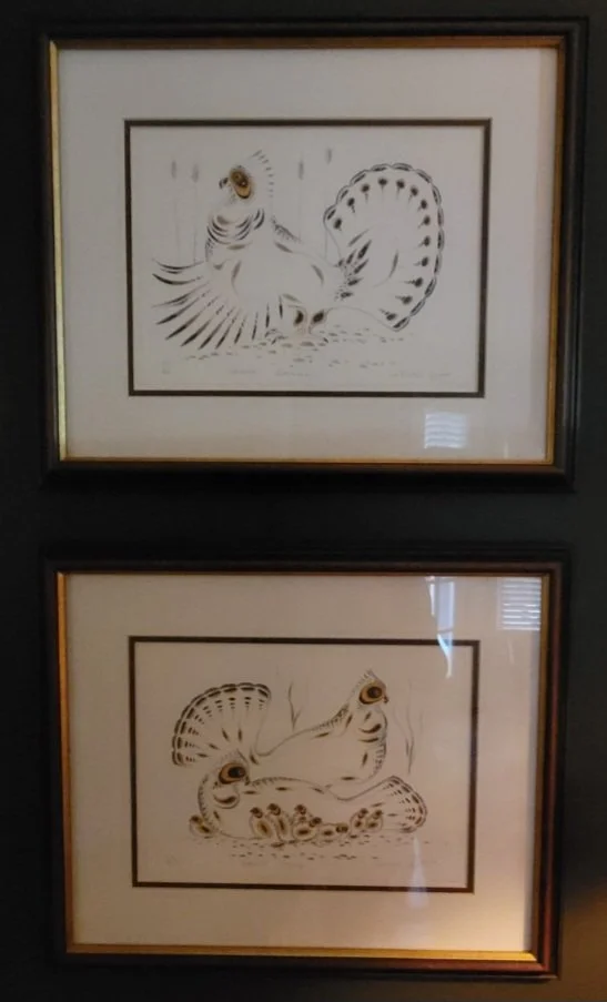 Eddy Cobiness Art GROUSE FAMILY.jpeg