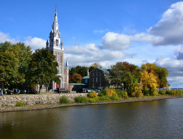 L'Annonciation Church at Oka, site of the 1801 marriage preserving Marie Josephte Abitakijikokwe's Ojibwe name
