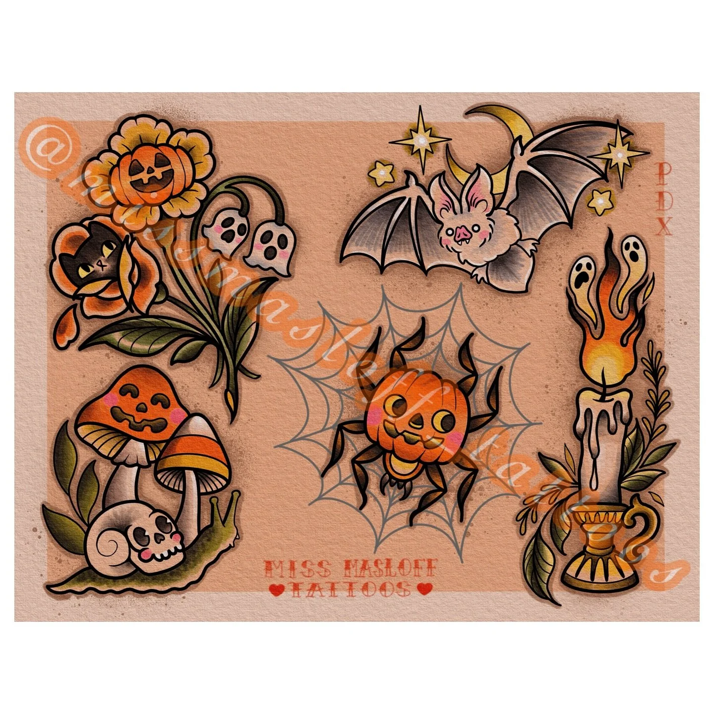 🎃HALLOWEEN FLASH🎃
Spooky season is arriving quickly!
Here are my newest offerings for Halloween flash! I will also be posting up discounted flash available through the whole month of October. Speaking of: I AM OFFICIALLY BOOKING NEW APPOINTMENTS FO