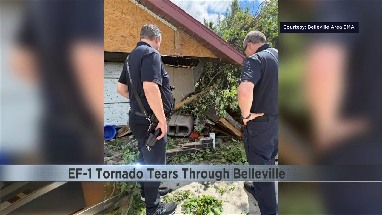 EF1 tornado hit Belleville, National Weather Service confirms