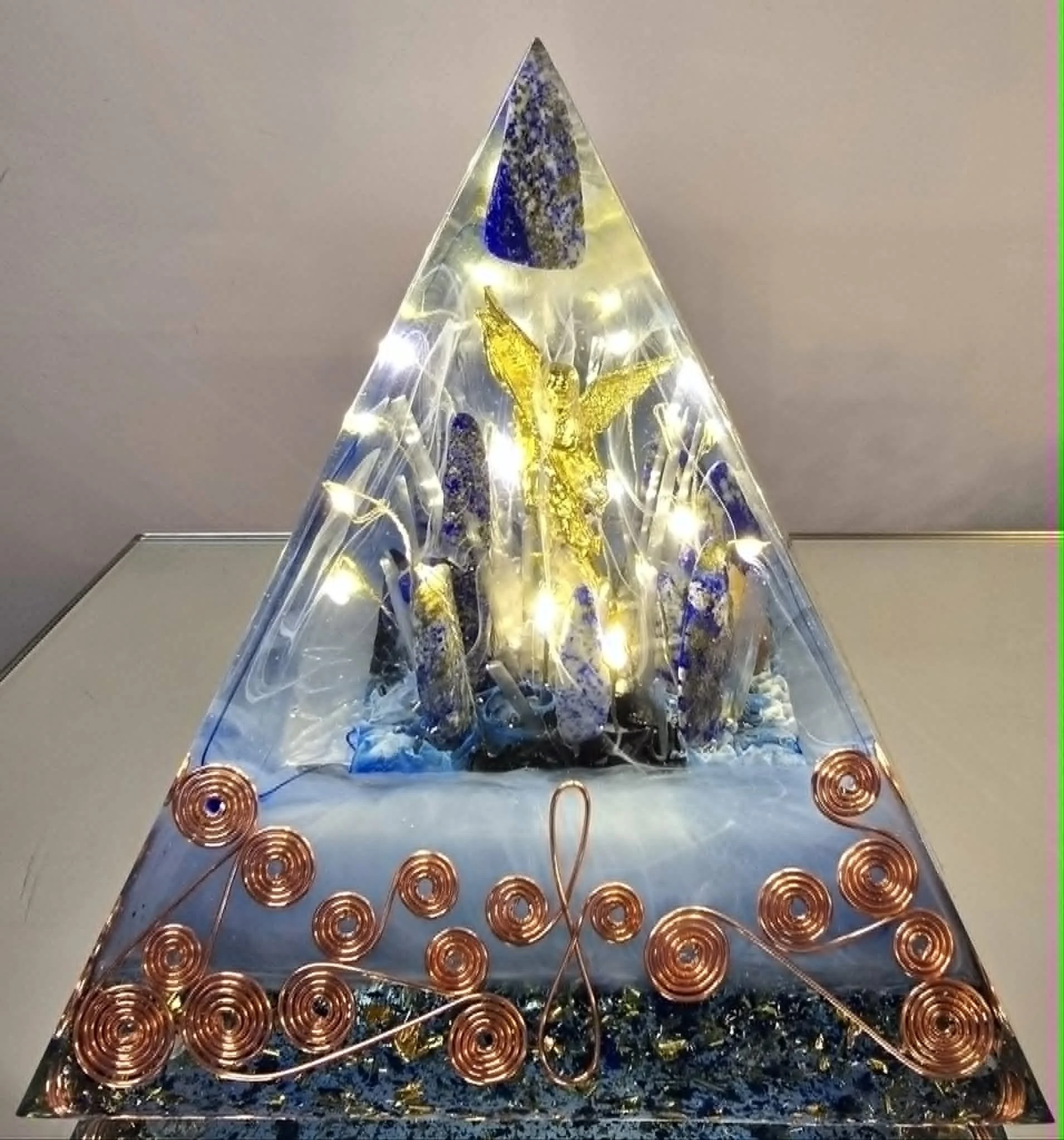 Pyramide Orgonite Archange Michael
