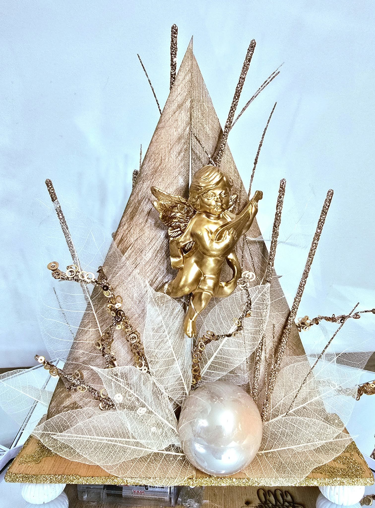 Sapin de Noël Moderne en Bois Marie