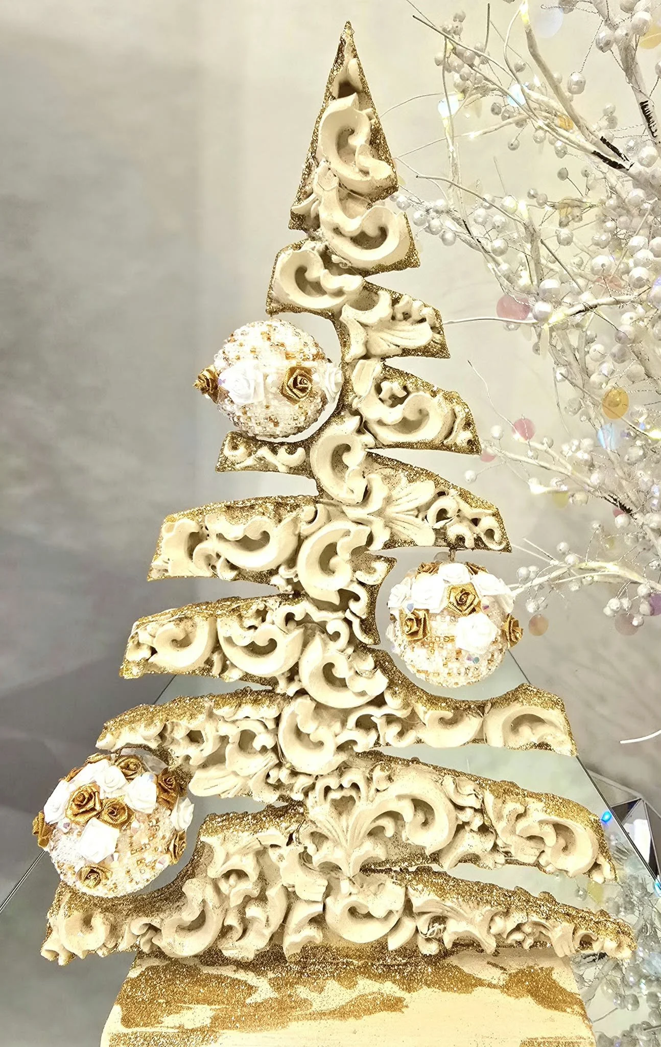 Sapin de Noël Sculpté Traditionnel